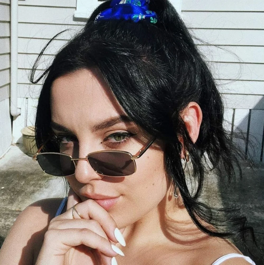 60's Style Small Square Sunglasses